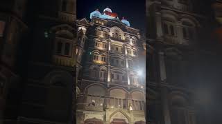 Night view of Taj Mahal Palace Hotel Mumbai [upl. by Corbin]