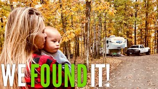 The BEST BoondockingFREE Camping Spot in ALL of Tennessee  Fulltime RV Family of 6 [upl. by Gatias]