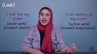 State Verbs and Actions Verbs شرح بالعربي [upl. by Hennessy]