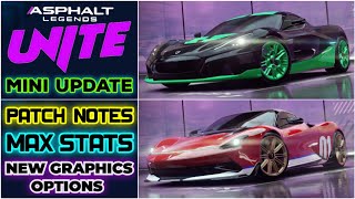 🆕 SURPRISE MINI UPDATE 🔥 PATCH NOTES 🤩  Asphalt Legends UNITE [upl. by Gaither411]