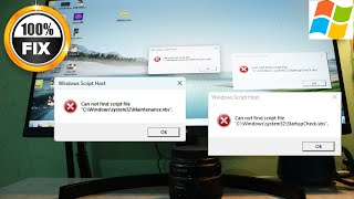 Can not find script file Maintenancevbs and StartupCheckvbs [upl. by Gudren]