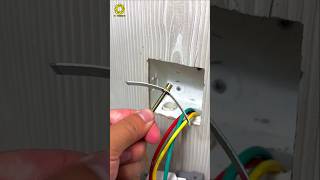 How to Install a 3 Pin amp 2 Pin Combined Socket Board on the Wall  Easy DIY Guide shorts diy [upl. by Trojan]