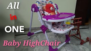 LuvLap Royal Baby High Chair Unboxing amp Installation  Luvlap Royal Baby High Chair Demo [upl. by Belden]