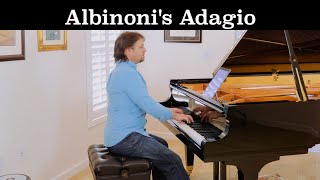 quotAdagio in G minorquot by AlbinoniGiazotto  Piano Arrangement by David Hicken [upl. by Ativet]