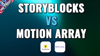 Storyblocks vs Motion Array  HTR [upl. by Yttam]