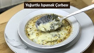 Yoğurtlu Ispanak Çorbası  Naciye Kesici  Yemek Tarifleri [upl. by Aitnas]