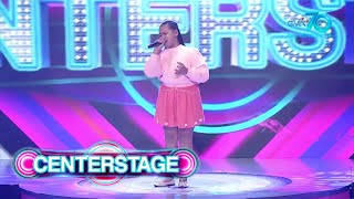 Hargie Ganza makes a statement with her SPECTACULAR voice  Centerstage [upl. by Laitselec]