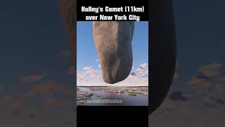 Halley´s Comet over New York City 🤯☄️ [upl. by Nari]