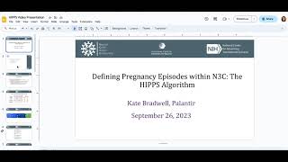 Defining Pregnancy Episodes within N3C The HIPPS Algorithm [upl. by Annadiana]