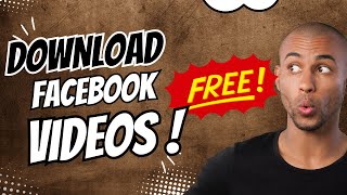 How to Download Facebook Videos on PCMobile online No APP Download [upl. by Dobbins]