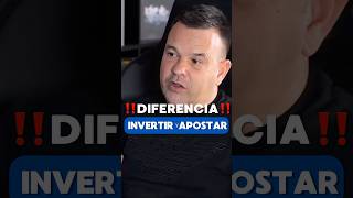 ‼️DIFERENCIA INVERTIR y APOSTAR‼️ JoseEliasNavarro inversion finanzas podcast startup [upl. by Eecal]