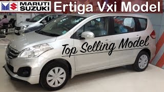 Maruti Ertiga Vxi Model 2017 Interior Exterior Walkaround and Full Review [upl. by Anivla574]