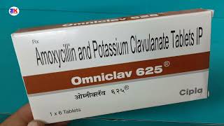 Omniclav 625 Tablet  Amoxicillin and Potassium Clavulanate Tablet  Omniclav 625mg Tablet Uses [upl. by Kcirdot]