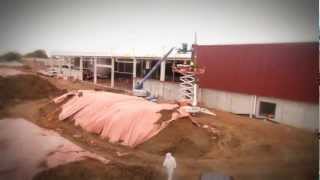 Stratco St Marys  Big Shed Construction  Time Lapse [upl. by Moitoso]