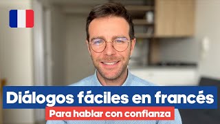 Aprende a hablar francés en 17 minutos  Diálogo para principiantes [upl. by Aynat]