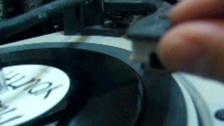 Adjust the arm set down position  BSR autochanger record player [upl. by Lauzon]