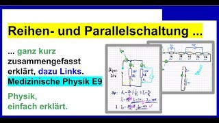 Reihenschaltung und Parallelschaltung von Widerständen ganz kurz erklärt dazu Links [upl. by Euqinemod]