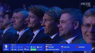 The UEFA EURO 2024 Qualification Draw [upl. by Amery]