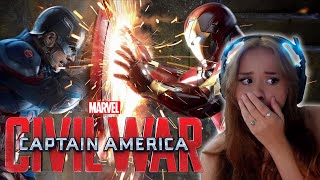 I Finally Get to See MCU SpiderMan Captain America Civil War  REACTION  First Time Watching [upl. by Yecrad]