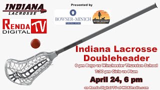 Indiana Lacrosse Doubleheader 42424 [upl. by Goodwin]