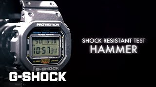 GSHOCK DW5600  Hammer  Challenge the limits CASIO GSHOCK [upl. by Nawj]