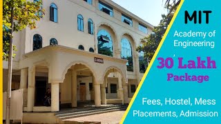 MIT Academy of Engineering Alandi Pune College Review  Placements Hostel Fees Mess amp Admission [upl. by Magill]