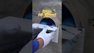 Cable penetration holes waterproofing plumbing leakproofing cable leakagerepair [upl. by Denison]