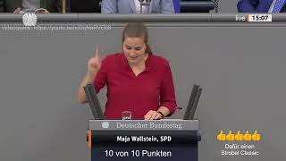 Maja Wallstein SPD grillt die AfD  Entsetzen und Schock bei der AfD 🔨💣⚡💪 [upl. by Mcgrath]