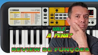 TECLADO PSS F30 YAMAHA  TUTORIAL DE RECURSOS  REVIEW DE FUNÇÕES [upl. by Akira]