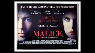 Jerry Goldsmith  Malice  Main Title [upl. by Sjoberg]