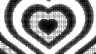 Black and White Y2k Neon LED Lights Heart Background  1 Hour Looped HD [upl. by Otti392]