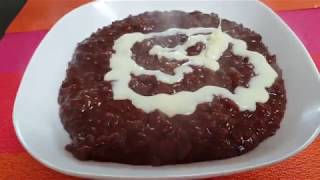 Rice Chocolate Pudding  CHAMPORADO [upl. by Raye]