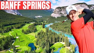 The Best Golf Course in Canada Banff Springs [upl. by Kev]