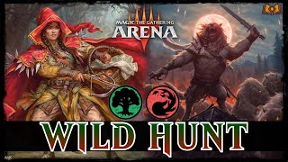 RED HOOD AND THE WOLVES  MTG Arena  Gruul Werewolf Aggro Stompy Enchantment Eldraine Standard Deck [upl. by Lered38]