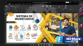 DEMO SISTEMA DE INVENTARIOS EN EXCEL CON MACROS V 2 0 [upl. by Acherman]