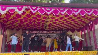 kalinga mahavidyalaya g udayagiri  welcome ceremony 2024 group dance [upl. by Lacram]