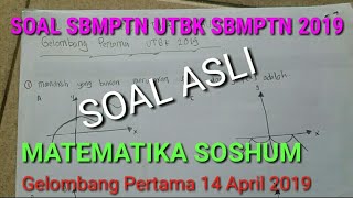 Soal UTBK SBMPTN 2020 MATEMATIKA SOSHUM [upl. by Macfarlane]