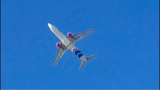 FlySafair B738 stadium flyover from Sea Point Cape Town [upl. by Otreblanauj]