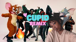 2 RARE quot Cupid Remix quot Music Video Reaction 🤣😅 thought twas  the cupid shuffle remix [upl. by Krishnah]