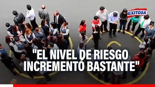 🔴🔵IGP tras fuerte sismo en Lima quotEl nivel de riesgo se ha incrementado BASTANTEquot [upl. by Nwahsav]