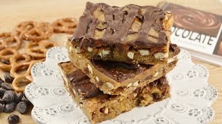 Chocolate Chip Caramel Pretzel Bars Recipe  RadaCutlerycom [upl. by Dikmen]