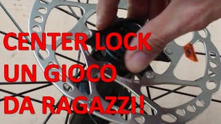 Montaggio o sostituzione dischi dei freni Center Lock [upl. by Janyte965]