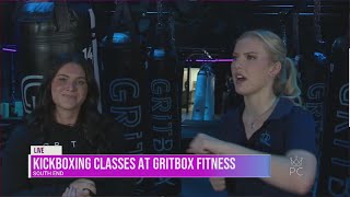 Kickboxing classes at Gritbox Fitness [upl. by Htnnek]