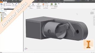 Inventor 101 Applying Assembly Constraints [upl. by Ladnyc]