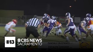 Oakdale vs Escalon  2024 Friday Gameday Week 3 highlights [upl. by Nodnnarb740]