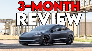 2024 Tesla Model 3 Performance 3Month Review  Is It Worth It [upl. by Aggappora]