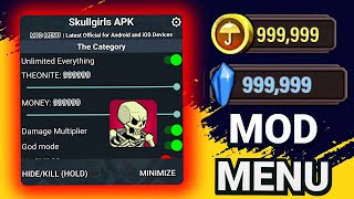 Skullgirls MOD MENU APK V997  Unlimited Theonite Auto Win One Hit Kill God Mode Disable Enemy [upl. by Shannah]