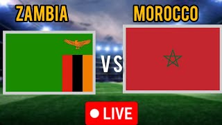 Zambia Women vs Morocco Women Live Football Match CAF Womens Olympic qualification [upl. by Ettena524]