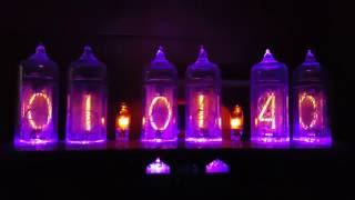 Nixie Tube Clock IN14 [upl. by Alfeus]