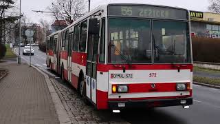 Trolejbusy 15TrM a autobus Tedom v Ústí nad Labem 822024 [upl. by Cirderf]